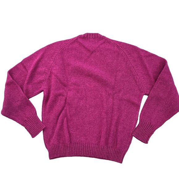 Lands End NWOT Womens Regular Shetland Wool Sweater L 14-16 Made In Scotland - Picture 4 of 6